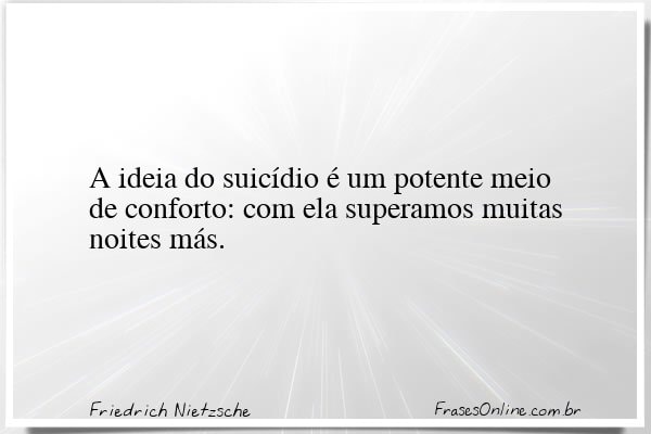 Frase de Friedrich Nietzsche