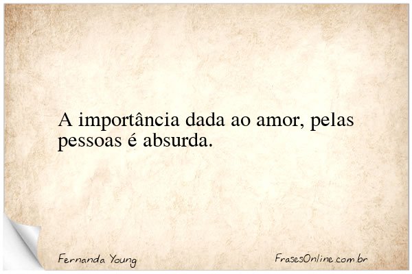 Frase de Fernanda Young