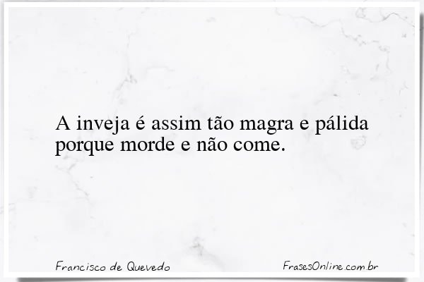 Frase de Francisco de Quevedo