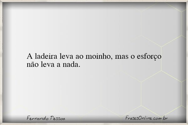 Frase de Fernando Pessoa