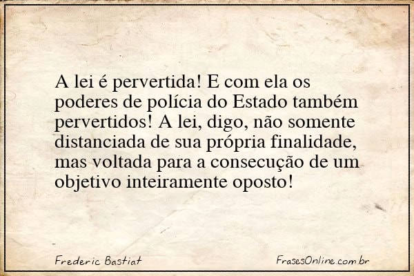 Frase de Frederic Bastiat