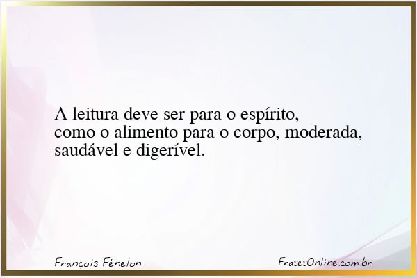 Frase de François Fénelon