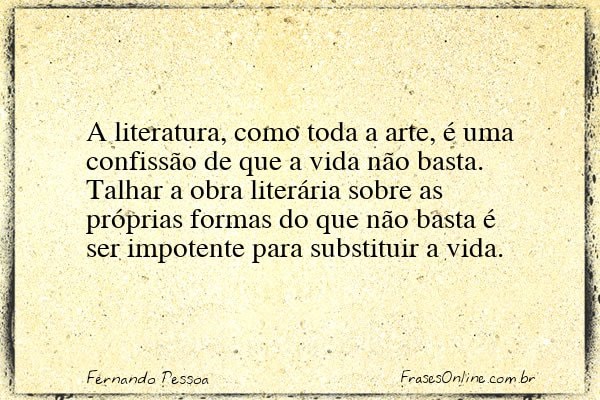 Frase de Fernando Pessoa