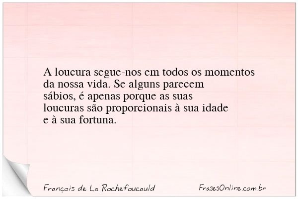 Frase de François de La Rochefoucauld