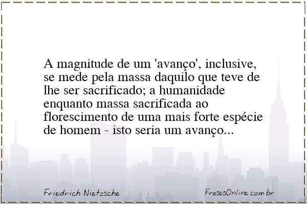 Frase de Friedrich Nietzsche