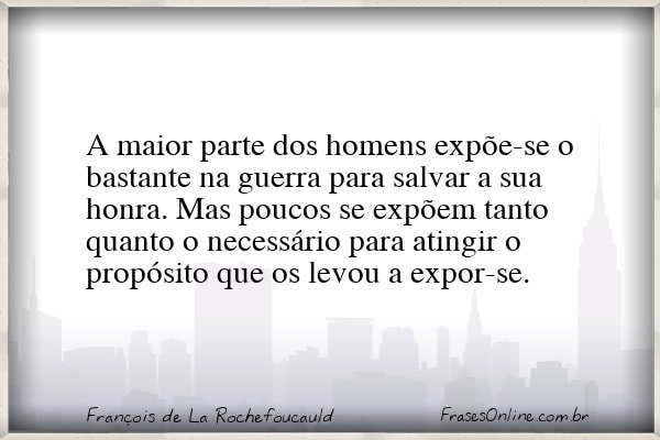Frase de François de La Rochefoucauld