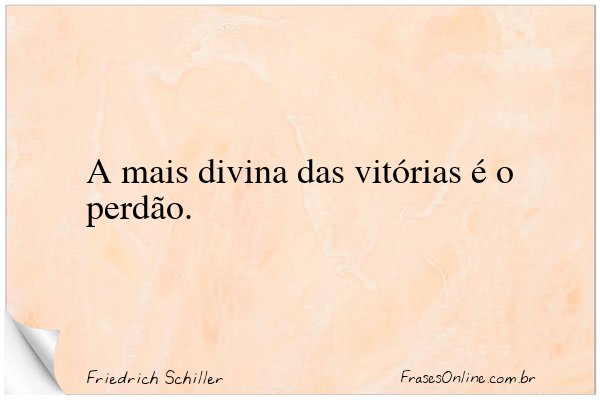 Frase de Friedrich Schiller