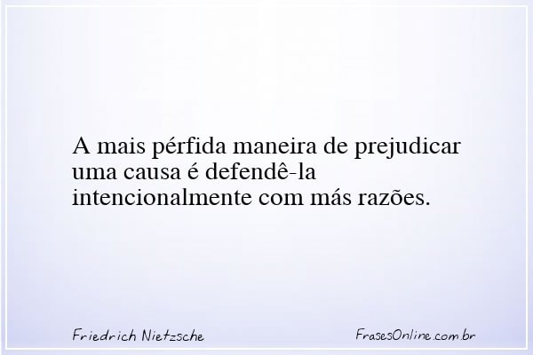Frase de Friedrich Nietzsche