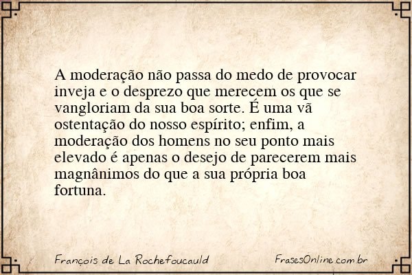 Frase de François de La Rochefoucauld