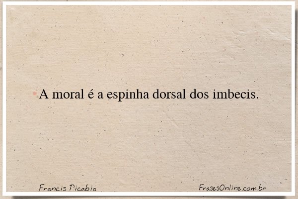 Frase de Francis Picabia