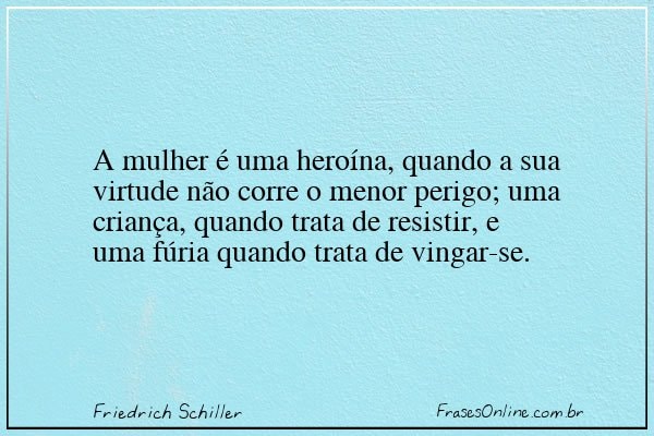 Frase de Friedrich Schiller