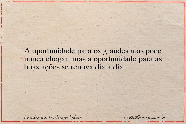 Frase de Frederick William Faber