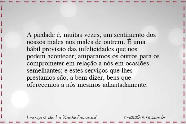 Frase de François de La Rochefoucauld
