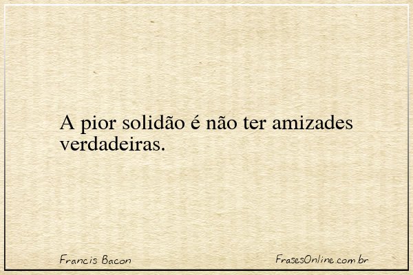 Frase de Francis Bacon