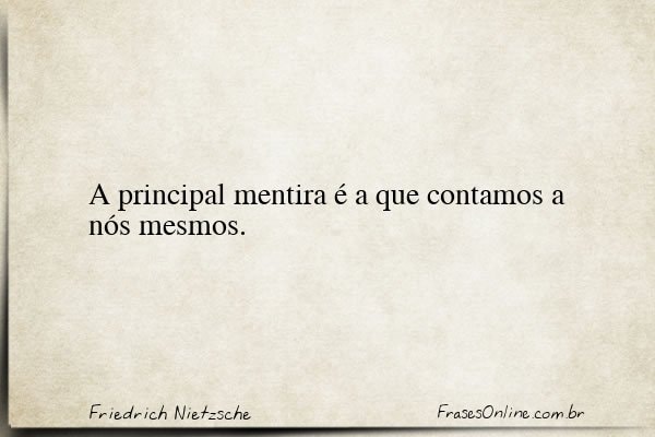 Frase de Friedrich Nietzsche