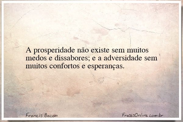 Frase de Francis Bacon