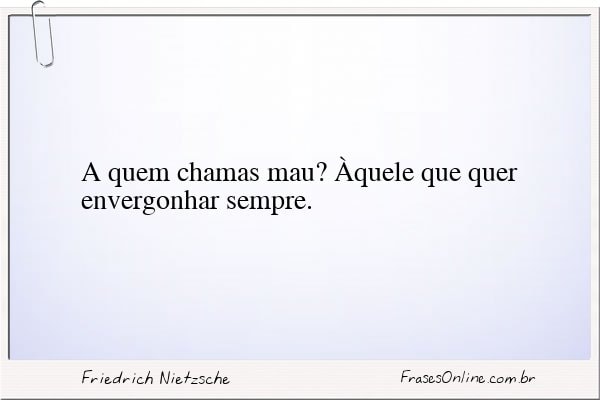 Frase de Friedrich Nietzsche