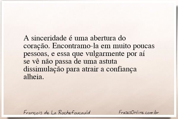 Frase de François de La Rochefoucauld