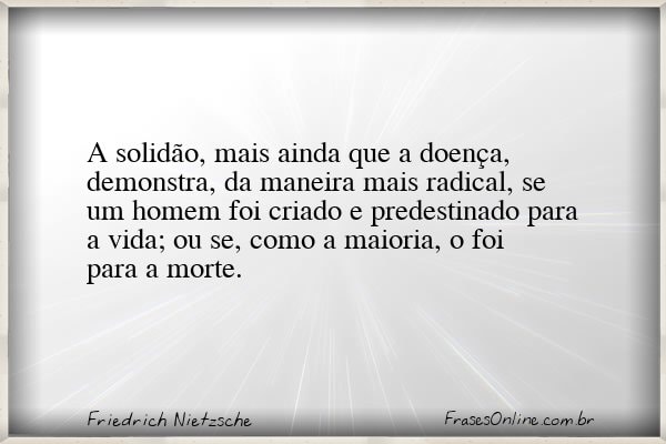 Frase de Friedrich Nietzsche
