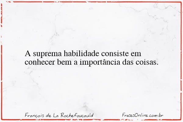 Frase de François de La Rochefoucauld