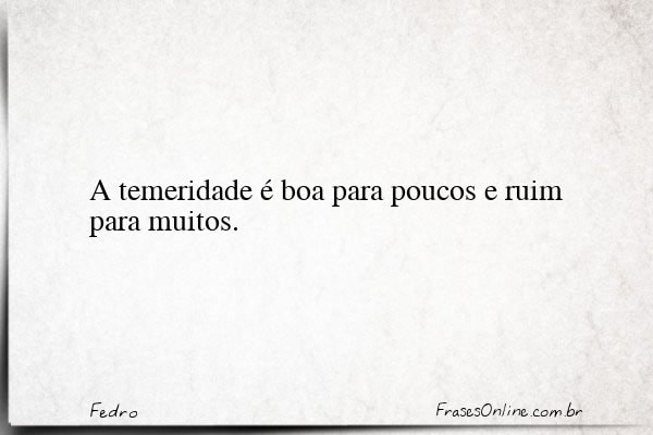 Frase de Fedro