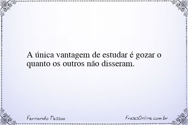 Frase de Fernando Pessoa