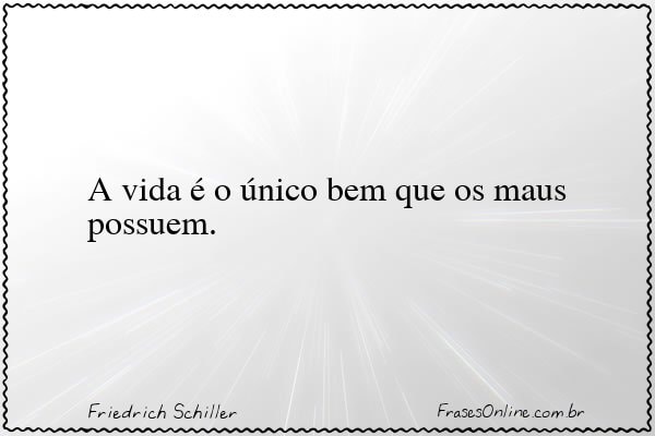 Frase de Friedrich Schiller