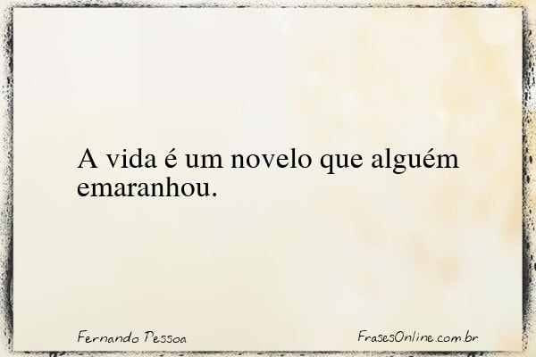 Frase de Fernando Pessoa