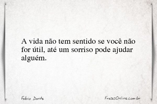 Frase de Fabio Dante