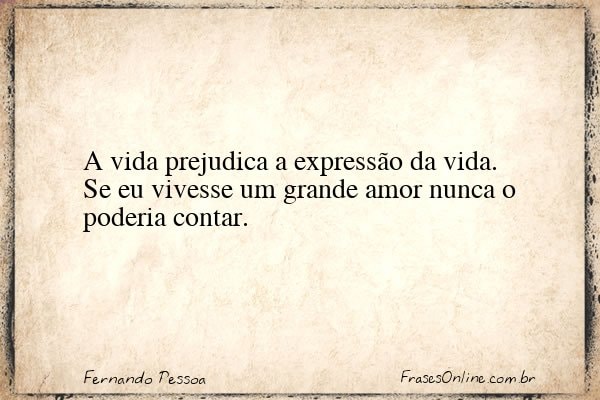 Frase de Fernando Pessoa