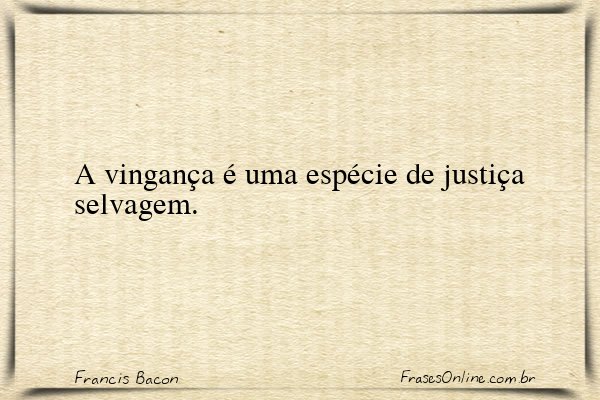 Frase de Francis Bacon