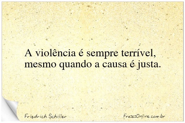 Frase de Friedrich Schiller