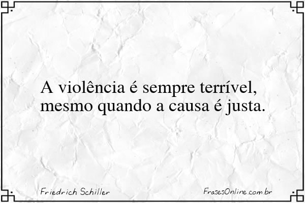 Frase de Friedrich Schiller