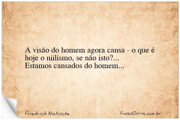 Frase de Friedrich Nietzsche