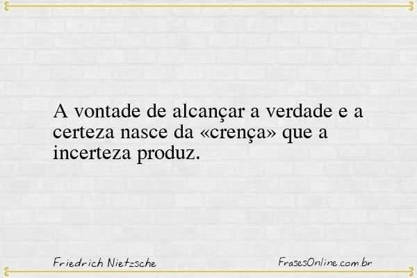 Frase de Friedrich Nietzsche
