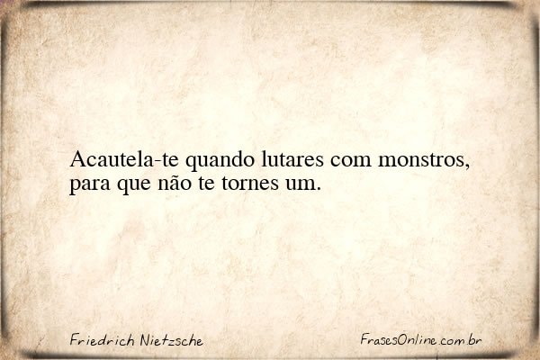 Frase de Friedrich Nietzsche