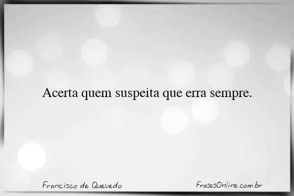 Frase de Francisco de Quevedo