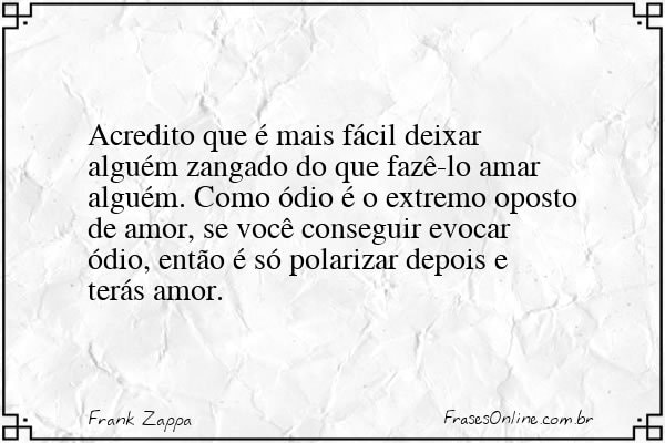 Frase de Frank Zappa