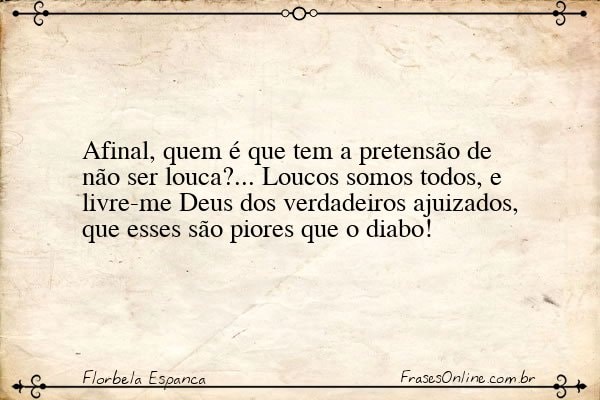 Frase de Florbela Espanca