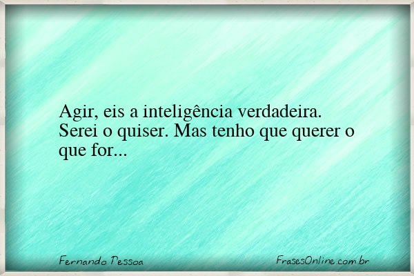 Frase de Fernando Pessoa