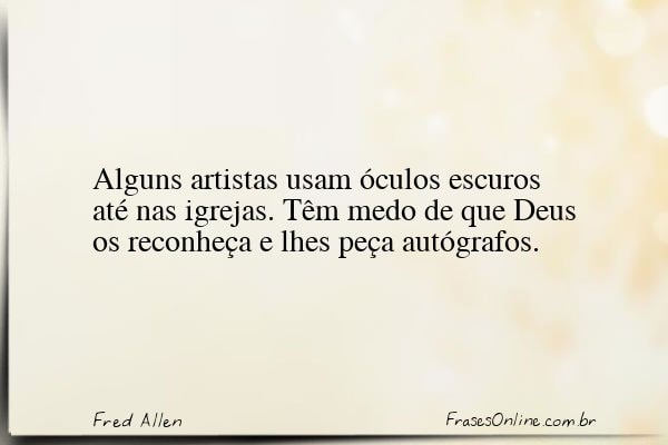 Frase de Fred Allen