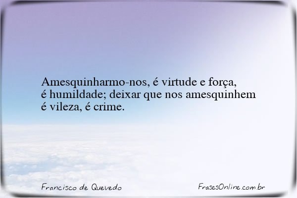 Frase de Francisco de Quevedo