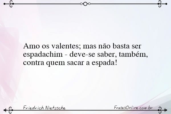 Frase de Friedrich Nietzsche