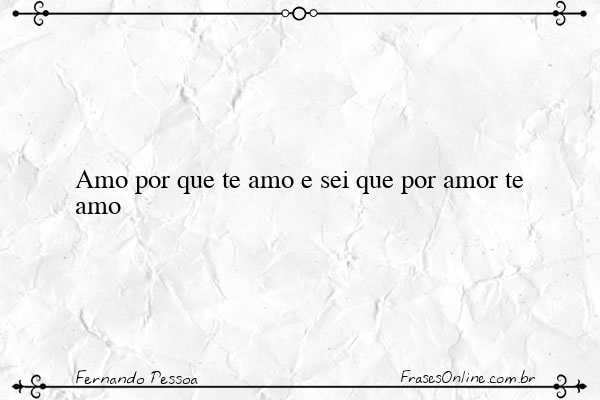 Frase de Fernando Pessoa
