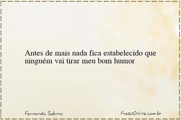 Frase de Fernando Sabino