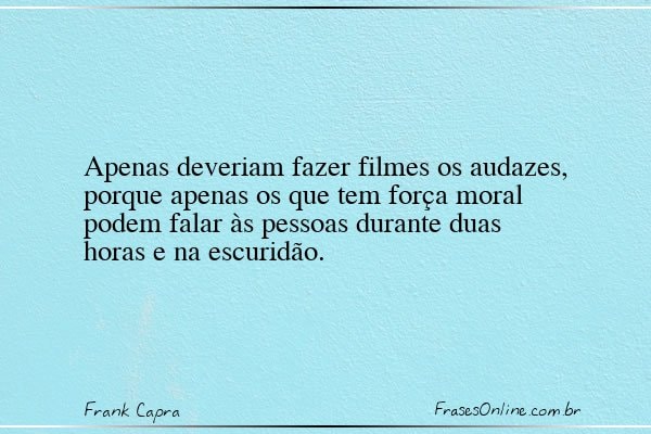 Frase de Frank Capra