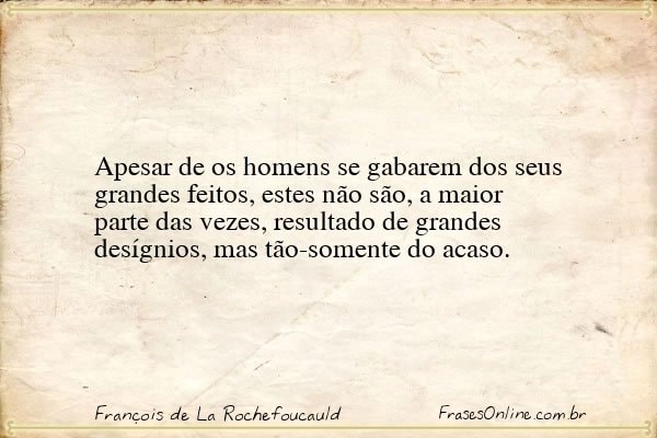 Frase de François de La Rochefoucauld