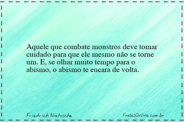 Frase de Friedrich Nietzsche