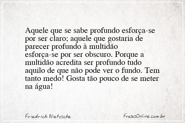 Frase de Friedrich Nietzsche