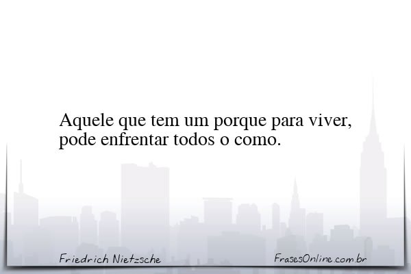 Frase de Friedrich Nietzsche